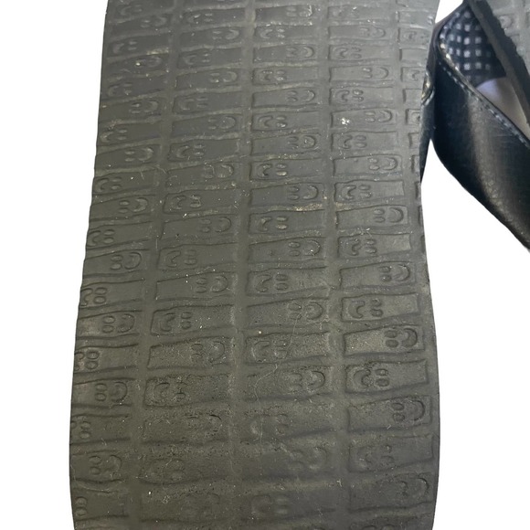 Sanuk WOMEN'S 8 / 40 SANDALS YOGA MAT BLACK Beach FLIP FLOPS SLIP ON Thongs - Picture 11 of 11